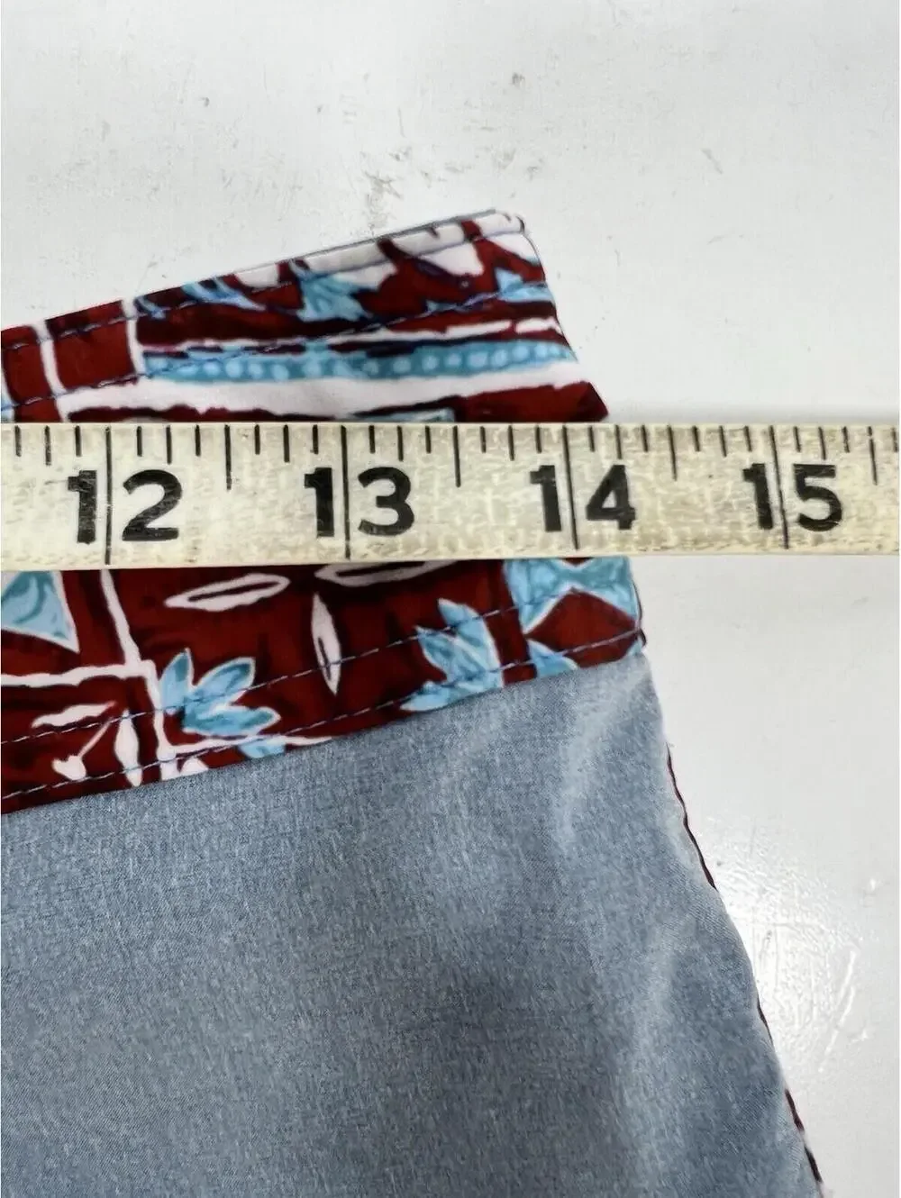 Jacks Surfboards Board Shorts Men’s 28 Blue Red Trim Swim Trunks